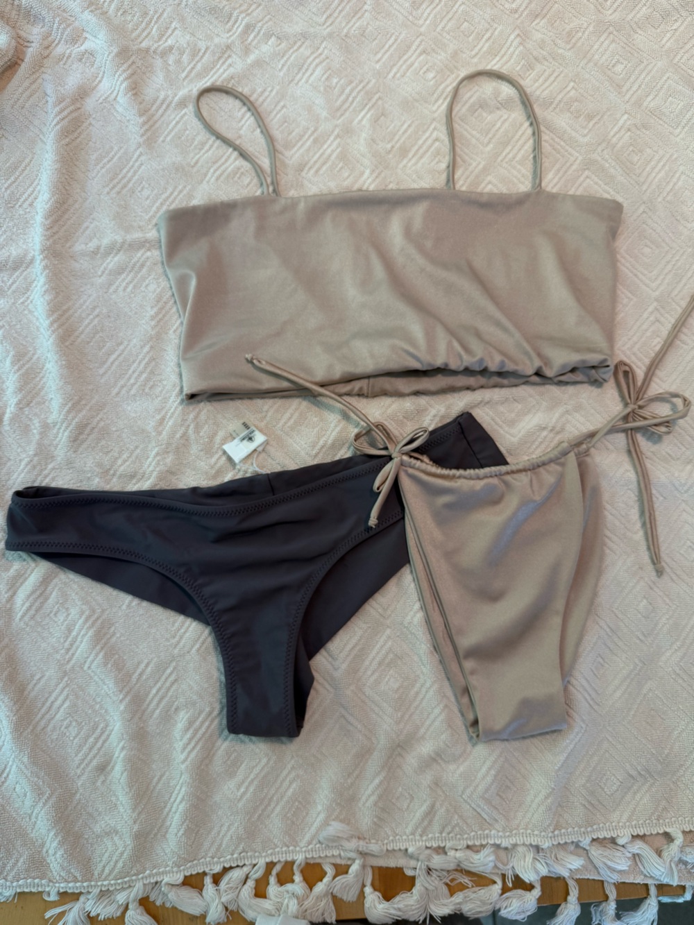 Bandeau Bikini Set + bonus bottoms